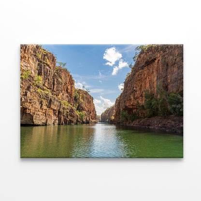 Nitmiluk Katherine Gorge Northern Territory Morning Cruise Wall Art Decor 100% Australian Made