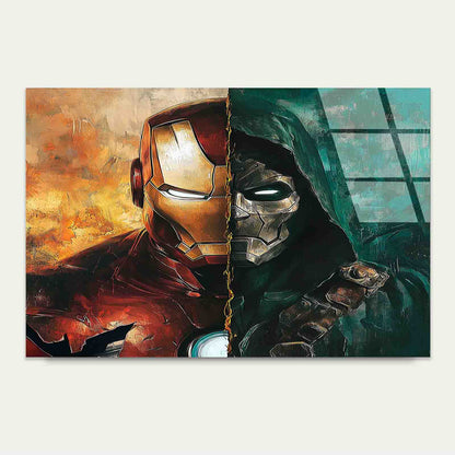 Gritty Textured Futuris Tempered Glass Printing Wall Art Australian Made Quality - Bella Home Decor