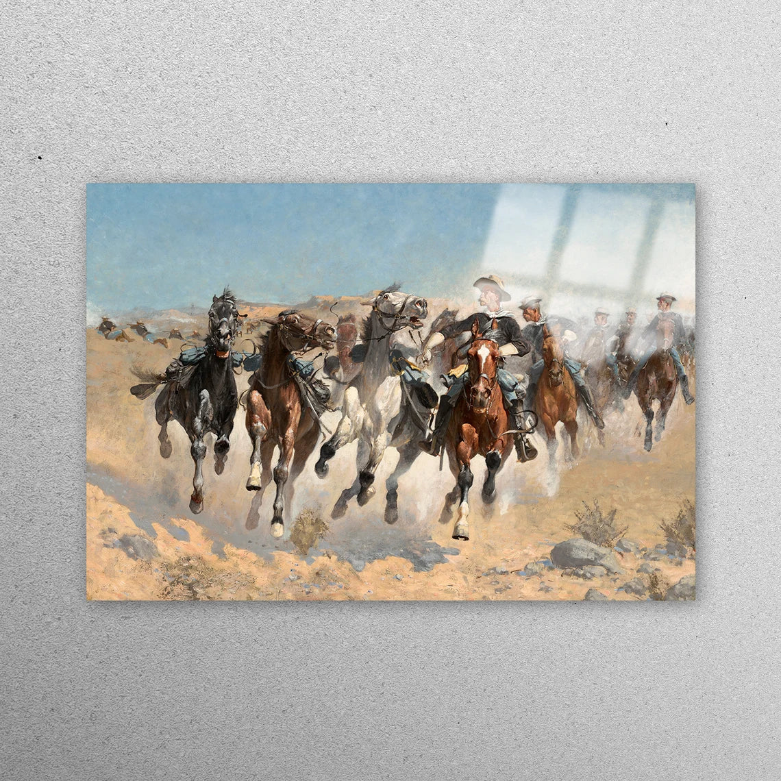 The Fourth Troopers Horses Acrylic Glass Print Tempered Glass Wall Art 100% Made in Australia Ready to Hang