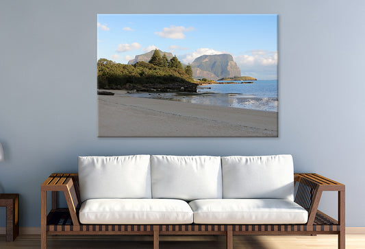 Lord Howe Island NSW Mount Lidgbird and Mount Gower Wall Art Decor 100% Australian Made
