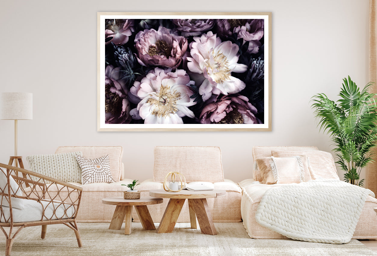 Group of Purple Flowers View Home Decor Premium Quality Poster Print Choose Your Sizes