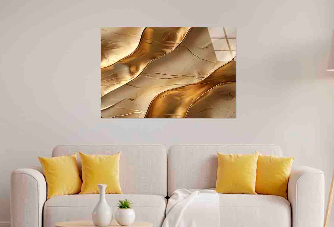 Abstract Liquid Marble Tempered Glass Printing Wall Art Australian Made Quality