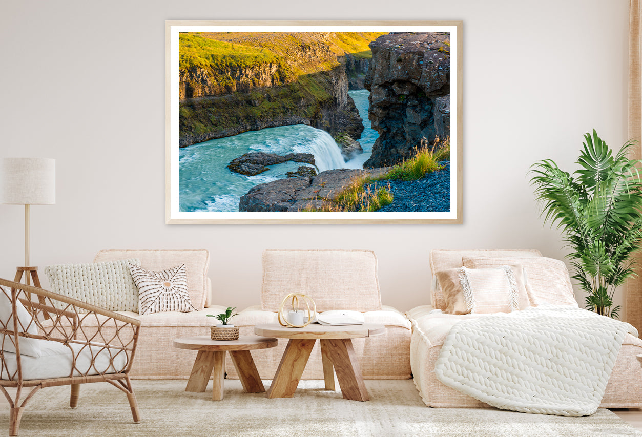 Iceland with Rocks Home Decor Premium Quality Poster Print Choose Your Sizes