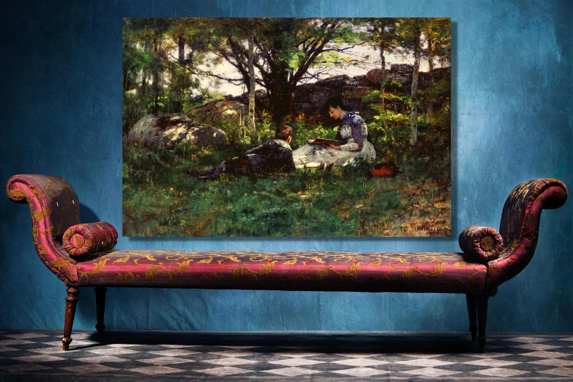 T.C. Steele, A June Idyll UV Direct Aluminum Print Australian Made Quality