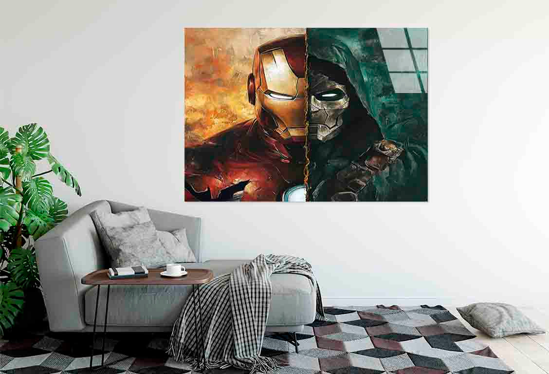 Gritty Textured Futuris Tempered Glass Printing Wall Art Australian Made Quality - Bella Home Decor