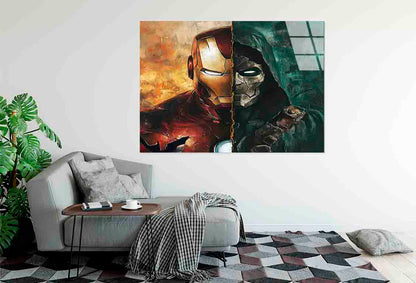 Gritty Textured Futuris Tempered Glass Printing Wall Art Australian Made Quality - Bella Home Decor