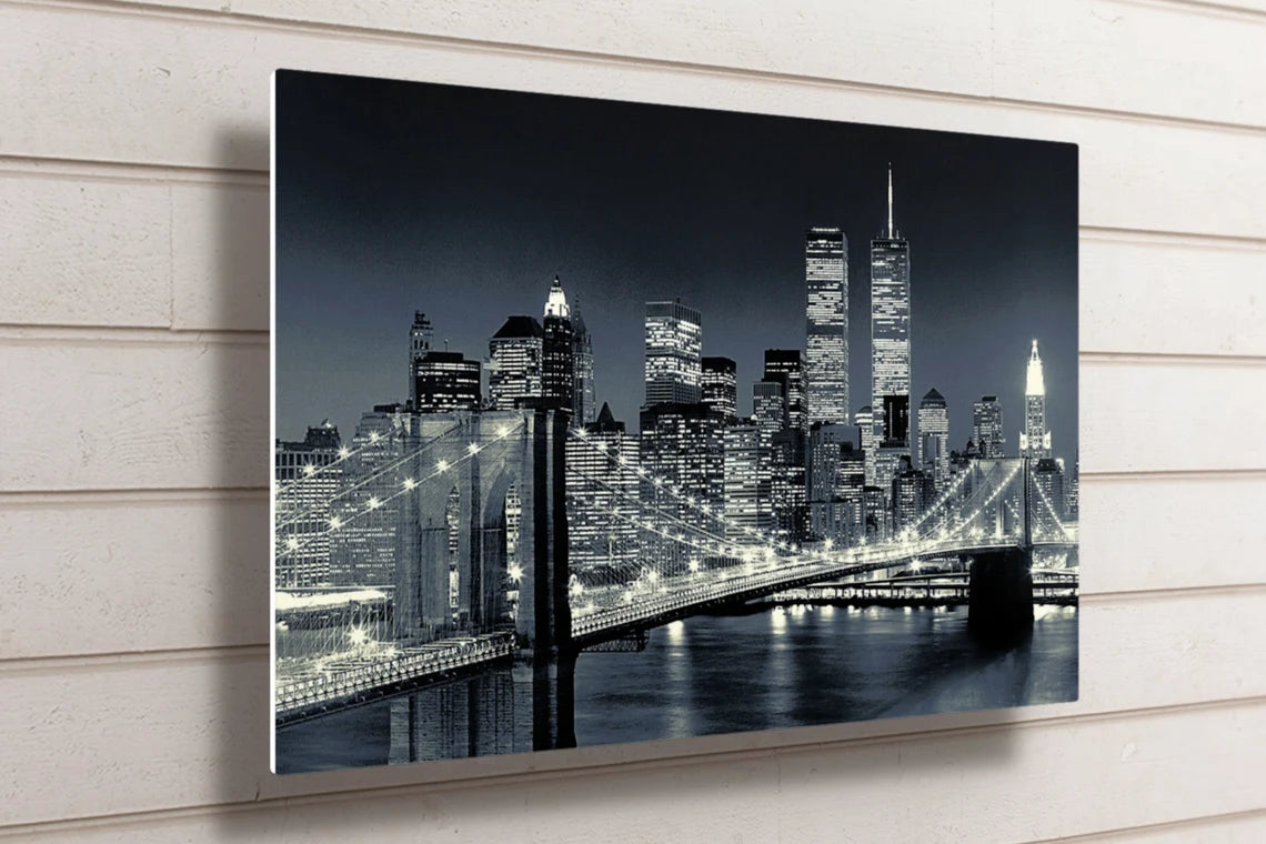 Brooklyn Bridge New York UV Direct Aluminum Print Australian Made Quality