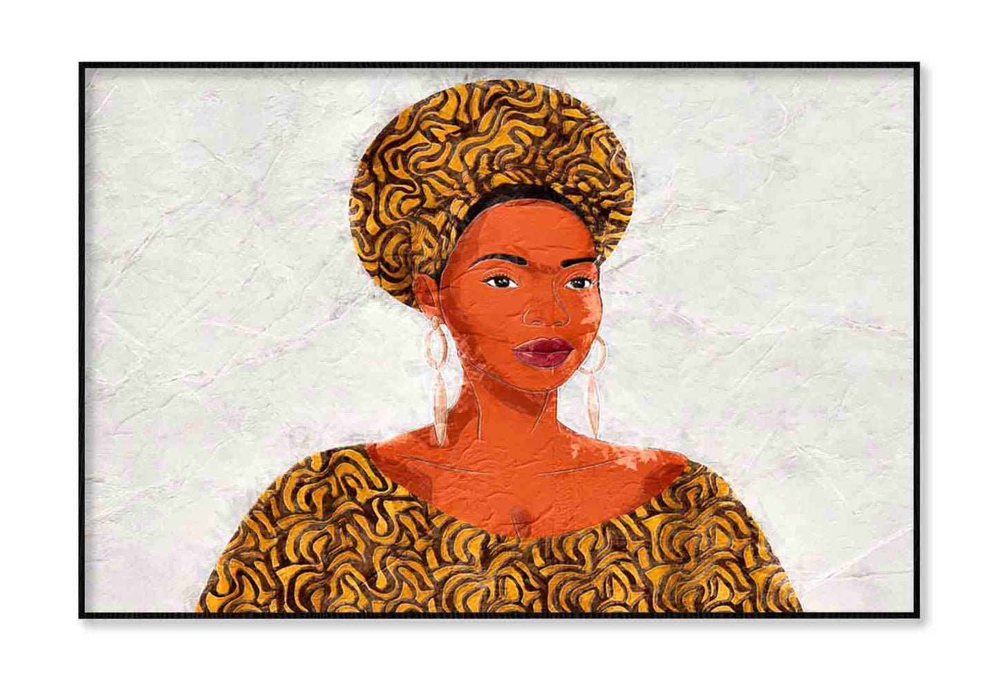 Beautiful African Woman Wall Art Limited Edition High Quality Print