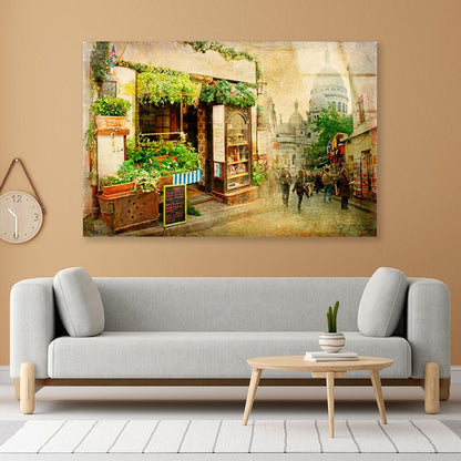 Parisian Streets - Montmartre Acrylic Glass Print Tempered Glass Wall Art 100% Made in Australia Ready to Hang