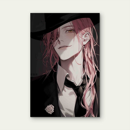 Zhao Ran In Suit Metal Print Ready to Hang
