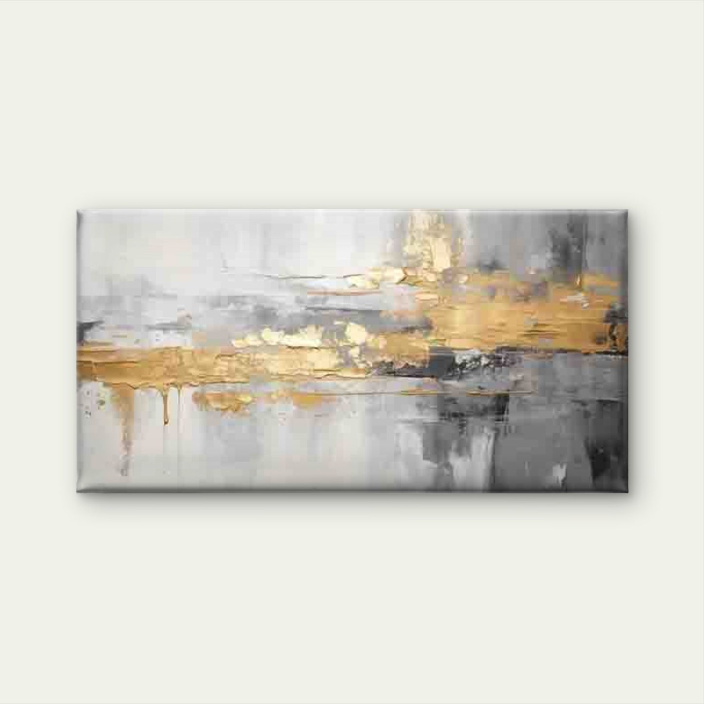 Modern Abstract with Accent Wall Art Canvas Office Home Room Framed 120x60cm