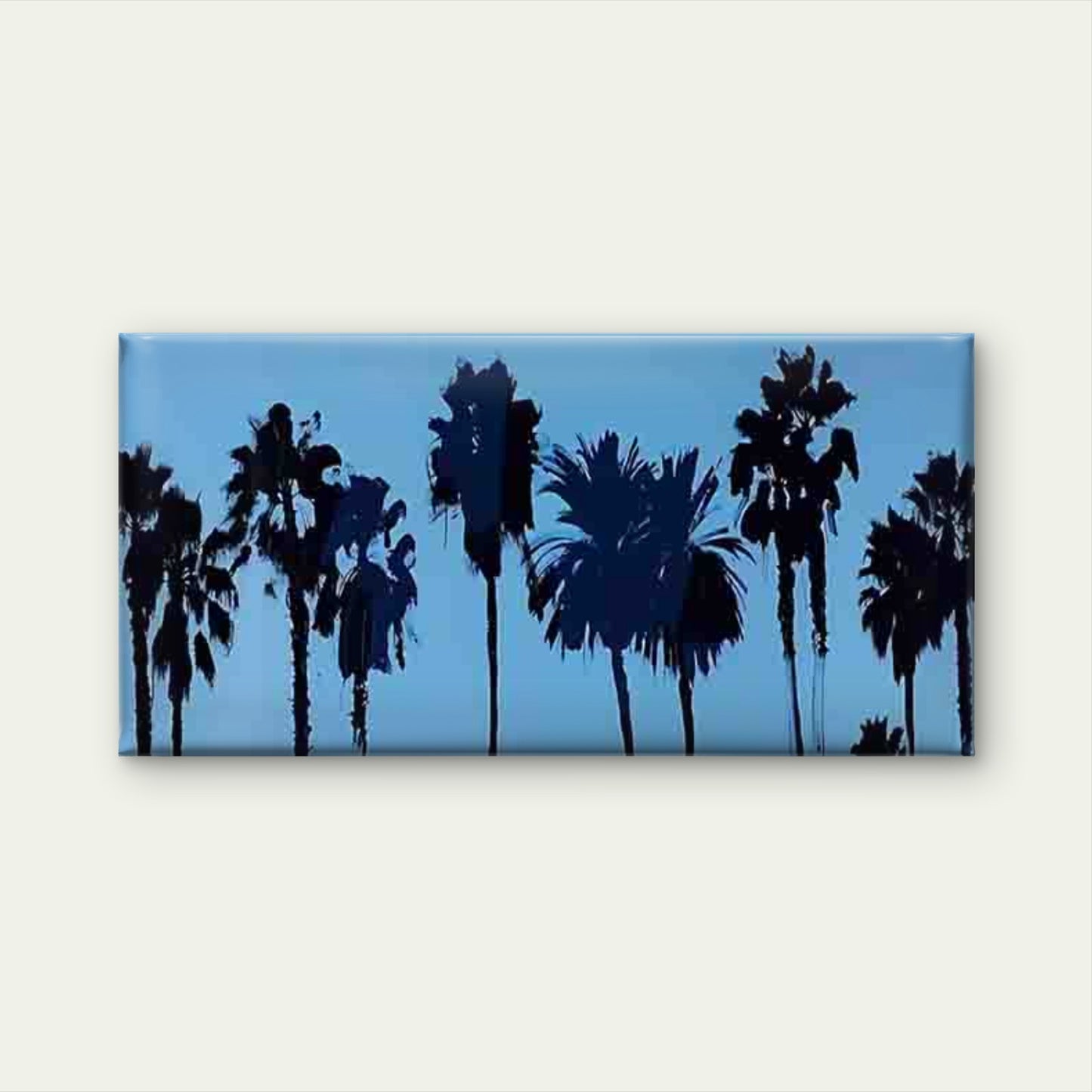 Minimalist Palm Tree Artwork Wall Art Canvas Office Home Room Framed 120x60cm