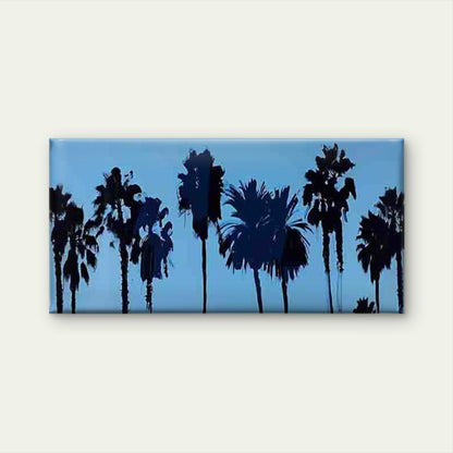 Minimalist Palm Tree Artwork Wall Art Canvas Office Home Room Framed 120x60cm