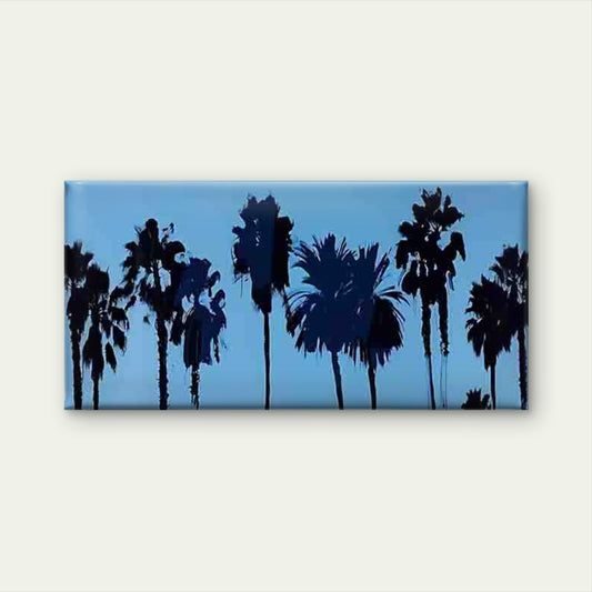 Minimalist Palm Tree Artwork Wall Art Canvas Office Home Room Framed 120x60cm