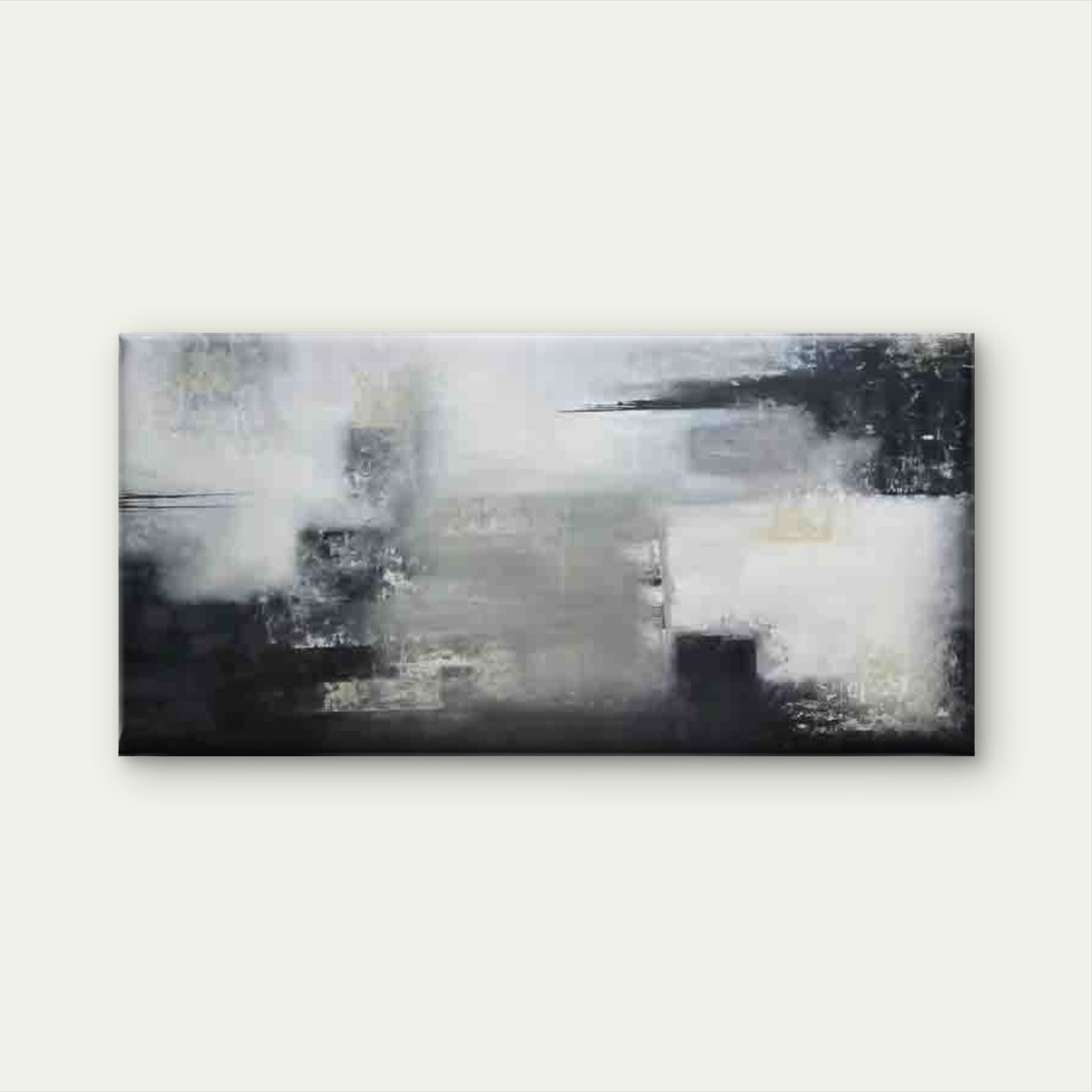 Featuring an Abstract Grunge Wall Art Canvas Office Home Room Framed 120x60cm - Bella Home Decor