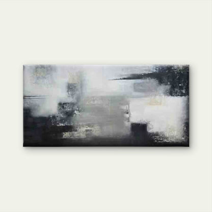 Featuring an Abstract Grunge Wall Art Canvas Office Home Room Framed 120x60cm - Bella Home Decor