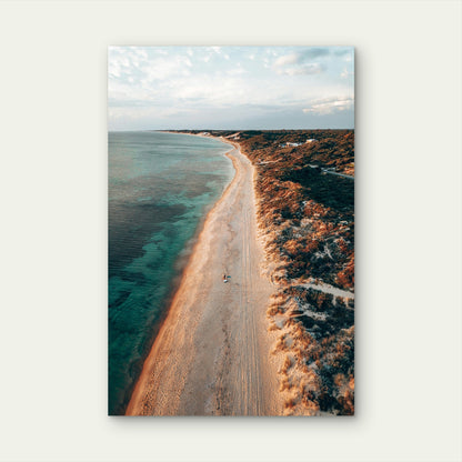 Margaret River Coastal Aerial Dune Australia 40x60cm Metal Print Ready to Hang