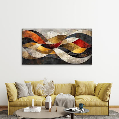 Modern Abstract Wall Art Canvas Office Home Room Framed 120x60cm