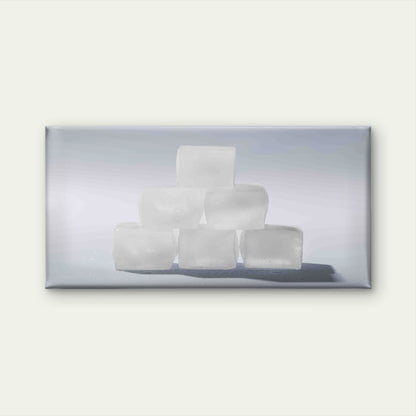 Stacked Ice Cubes Wall Art Canvas Office Home Room Framed 120x60cm