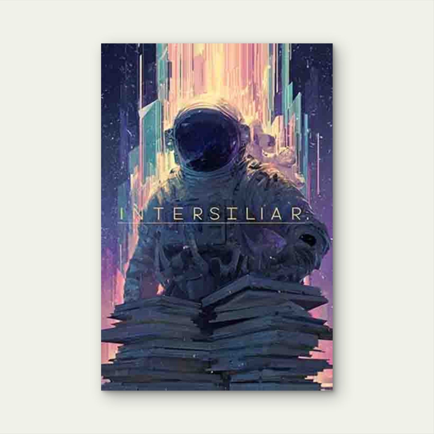 Journey Beyond Stars & Interstellar Theme 60x90cm Metal Print Ready to Hang - Bella Home Decor