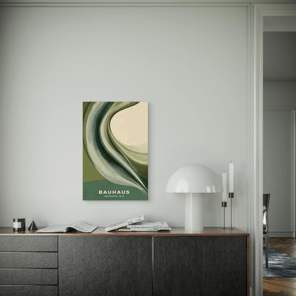 Abstract Waveforms Metal Print Ready to Hang - Bella Home Decor