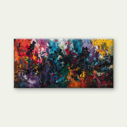 Abstract Colorful Galaxy Wall Art Canvas Office Home Room Framed 120x60cm - Bella Home Decor