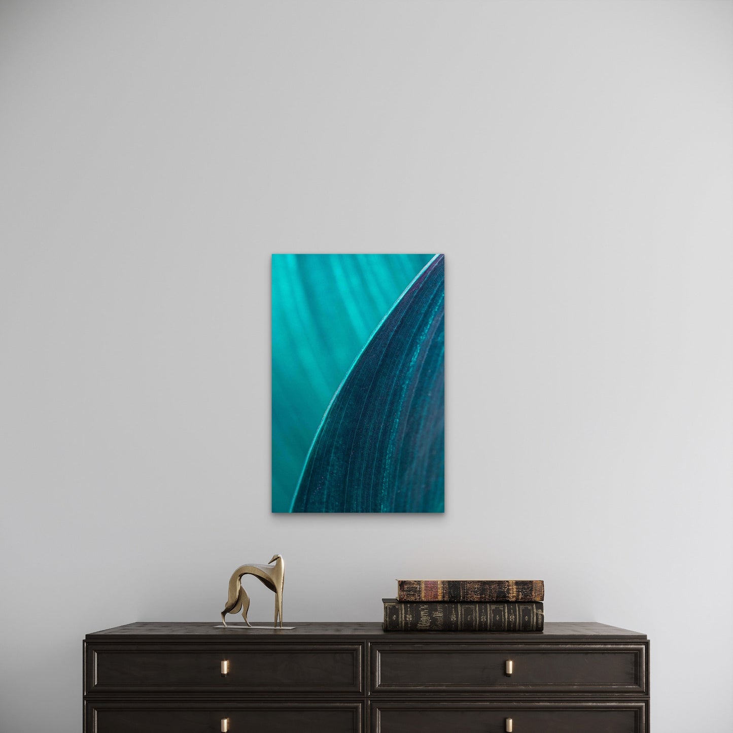 Cigar Flower Leaf 60x90cm Metal Print Ready to Hang