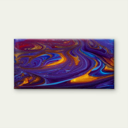 Beautiful Psychedelic AbstractioWall Art Canvas Office Home Room Framed 120x60cm