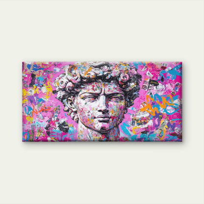 Classic Greek Sculpture Wall Art Canvas Office Home Room Framed 120x60cm