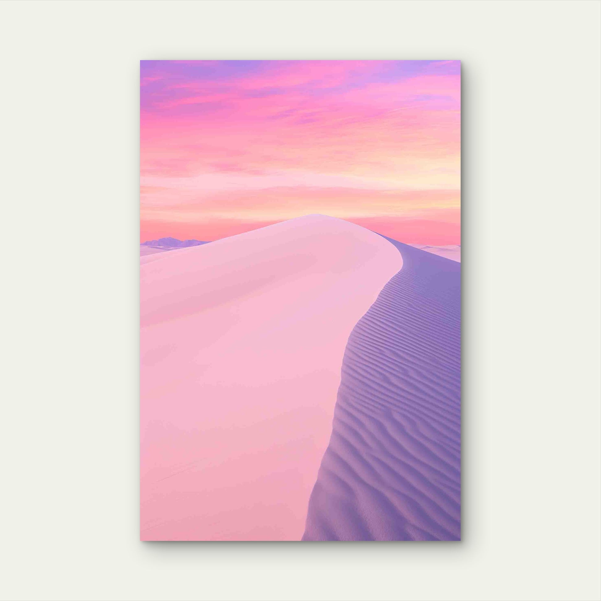 Stunning Dune Photography 60x90cm Metal Print Ready to Hang - Bella Home Decor