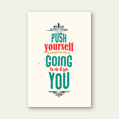 Success Goal Mindset Quote Room 5mm thick Plastic Poster Ready to Hang 90x60cm