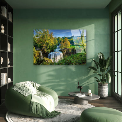 Rastoke Slunjcica Waterfalls Village  Acrylic Glass Printing Wall Art Australian Made Quality