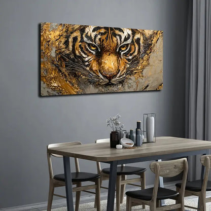Majestic Tigers Theme Wall Art Canvas Office Home Room Framed 120x60cm - Bella Home Decor