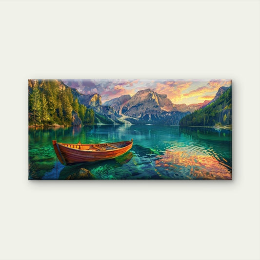 Colorful Clouds Landscape Wall Art Canvas Office Home Room Framed 120x60cm