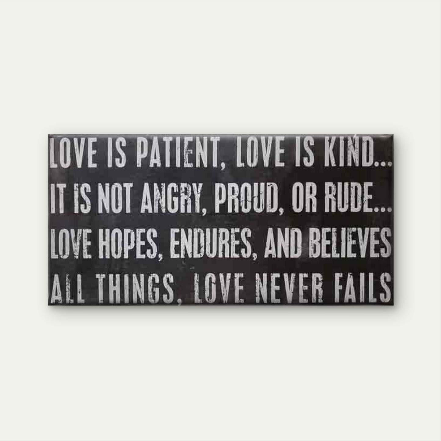 Love is Hopeful Wall Art Canvas Office Home Room Framed 120x60cm