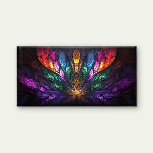 Colorful Abstract Artwork Wall Art Canvas Office Home Room Framed 120x60cm
