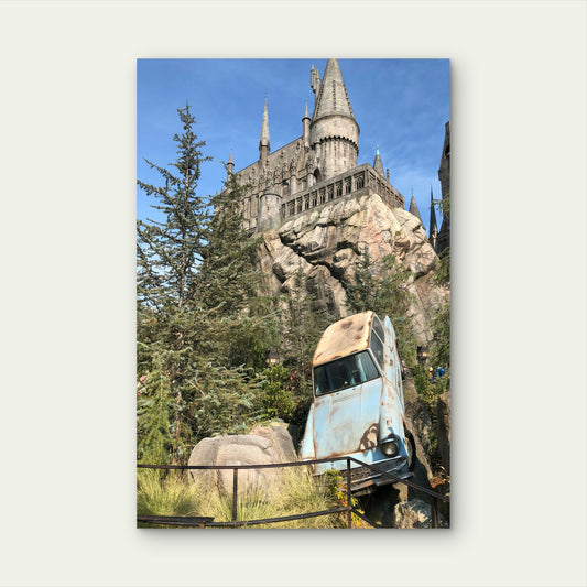 The Wizarding World Of Harry Potter In Universal Studios Hollywood 60x90cm Metal Print Ready to Hang