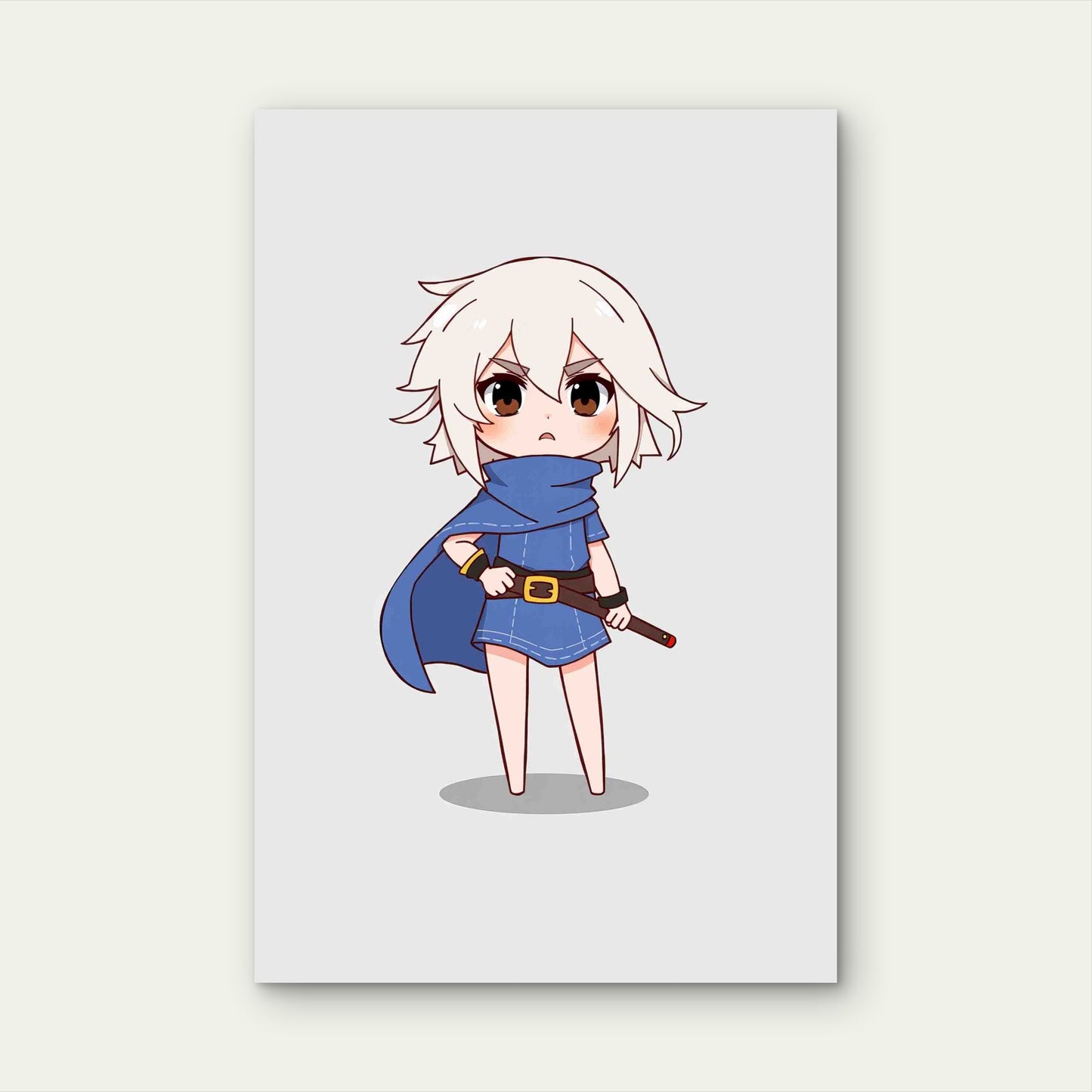 Corrin from the Fire Emblem Metal Print Ready to Hang
