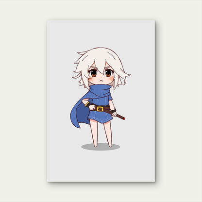 Corrin from the Fire Emblem Metal Print Ready to Hang