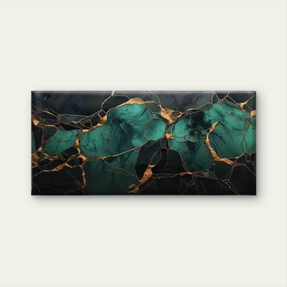 Golden Marble-like Abstract Wall Art Canvas Office Home Room Framed 120x60cm