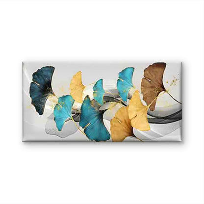 A Vibrant Ginkgo Leaf Pattern Wall Art Canvas Office Home Room Framed 120x60cm - Bella Home Decor