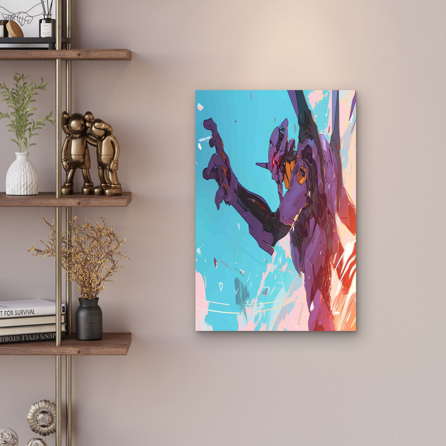 Evangelion Unit-01 60x90cm Metal Print Ready to Hang