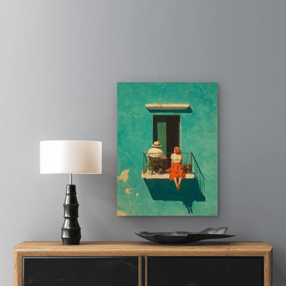 People in The Sun Metal Print Ready to Hang