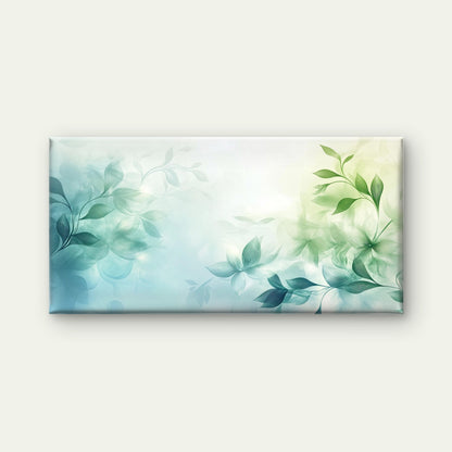 Abstract Botanical Painting Wall Art Canvas Office Home Room Framed 120x60cm - Bella Home Decor