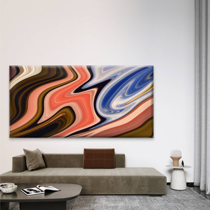 Beautiful Abstract Colors Wall Art Canvas Office Home Room Framed 120x60cm