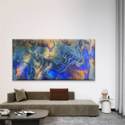 Abstract Background Gasoline Wall Art Canvas Office Home Room Framed 120x60cm