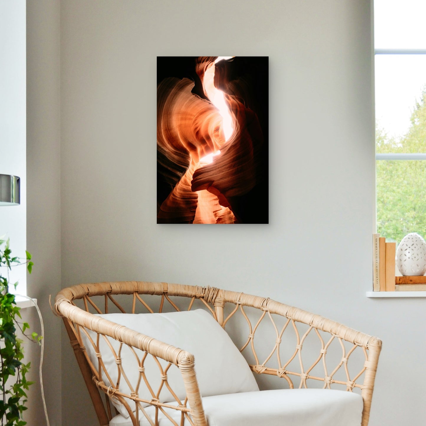 Moment Inside Antelope Canyon 40x60cm Metal Print Ready to Hang