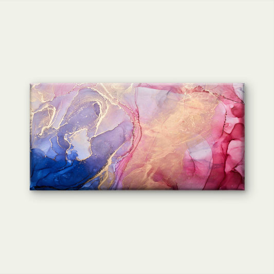 Colorful Abstract Alcohol Ink Wall Art Canvas Office Home Room Framed 120x60cm