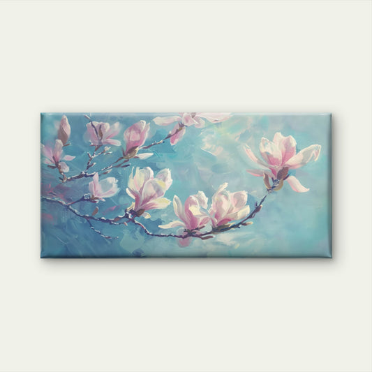 Vibrant Spring Morning Glow Wall Art Canvas Office Home Room Framed 120x60cm