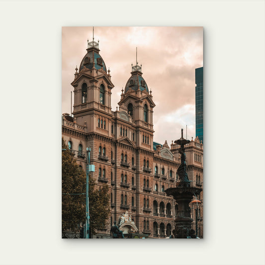The Hotel Windsor In Melbourne Australia 60x90cm Metal Print Ready to Hang